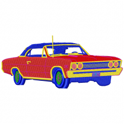 Cars Embroidery Design 12